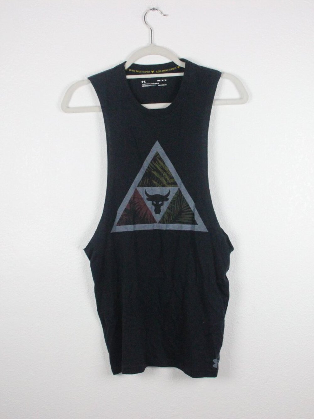 Under Armour, Tank Top, Men's M, Black